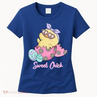 Sweet Chick Cute Spring Easter Women's T-Shirt