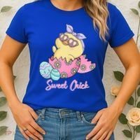 Sweet Chick Cute Spring Easter Women's T-Shirt thumb 2