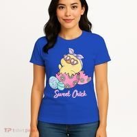 Sweet Chick Cute Spring Easter Women's T-Shirt thumb 4