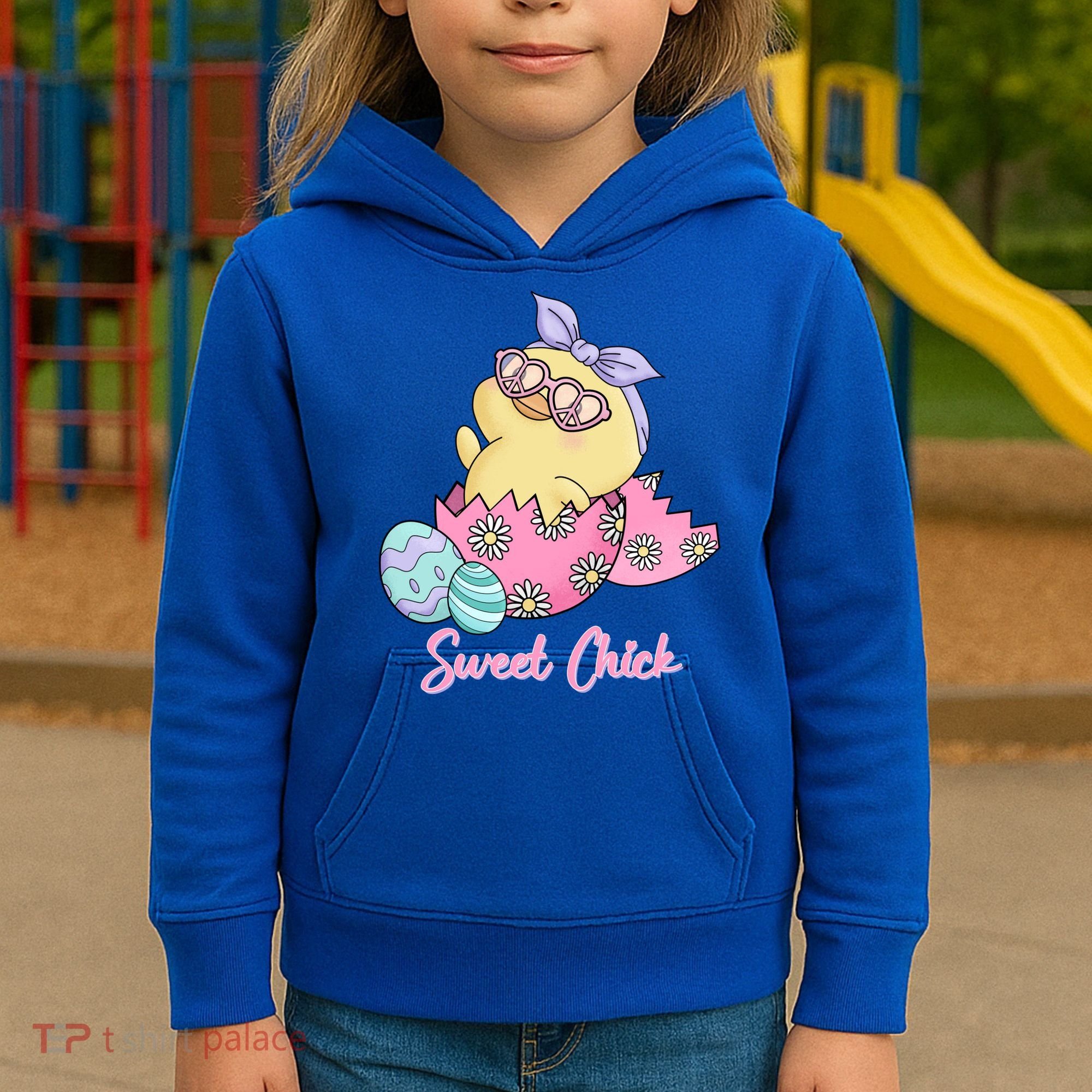 Sweet Chick Cute Spring Easter Kids Hoodie