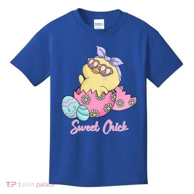Sweet Chick Cute Spring Easter Kids T-Shirt