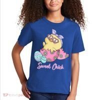 Sweet Chick Cute Spring Easter Kids T-Shirt thumb 2