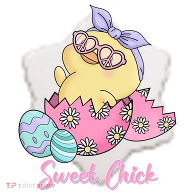 Sweet Chick Cute Spring Easter Ceramic Ornament