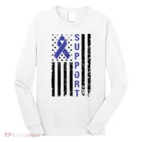 Support Colon Cancer Awareness Long Sleeve Shirt thumb 0