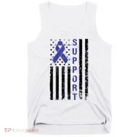 Support Colon Cancer Awareness Tank Top thumb 0
