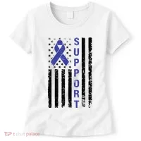 Support Colon Cancer Awareness Women's T-Shirt thumb 0