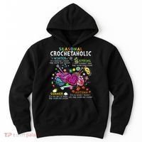 Seasonal Crochetaholic Crochet Crocheter Yarn Lover Hoodie thumb 0