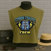 Storm Chaser Crew Garment-Dyed Women's Muscle Tee thumb 3