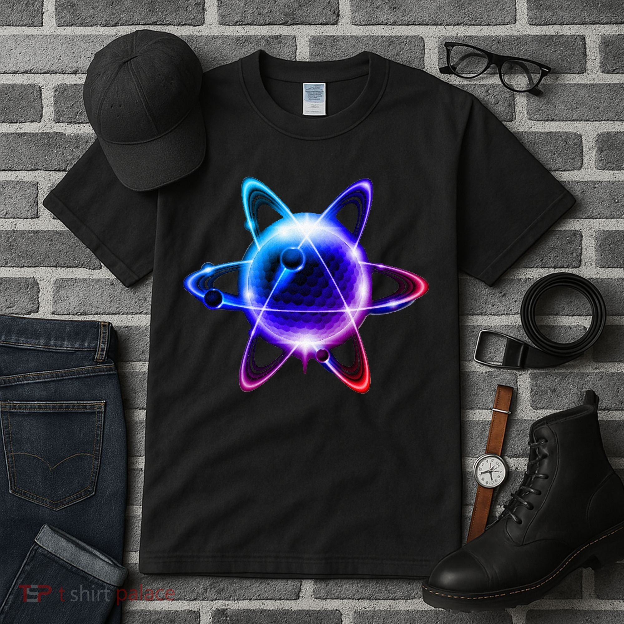 Science Chemistry Chemist Atom Atom Physics Tall T-Shirt