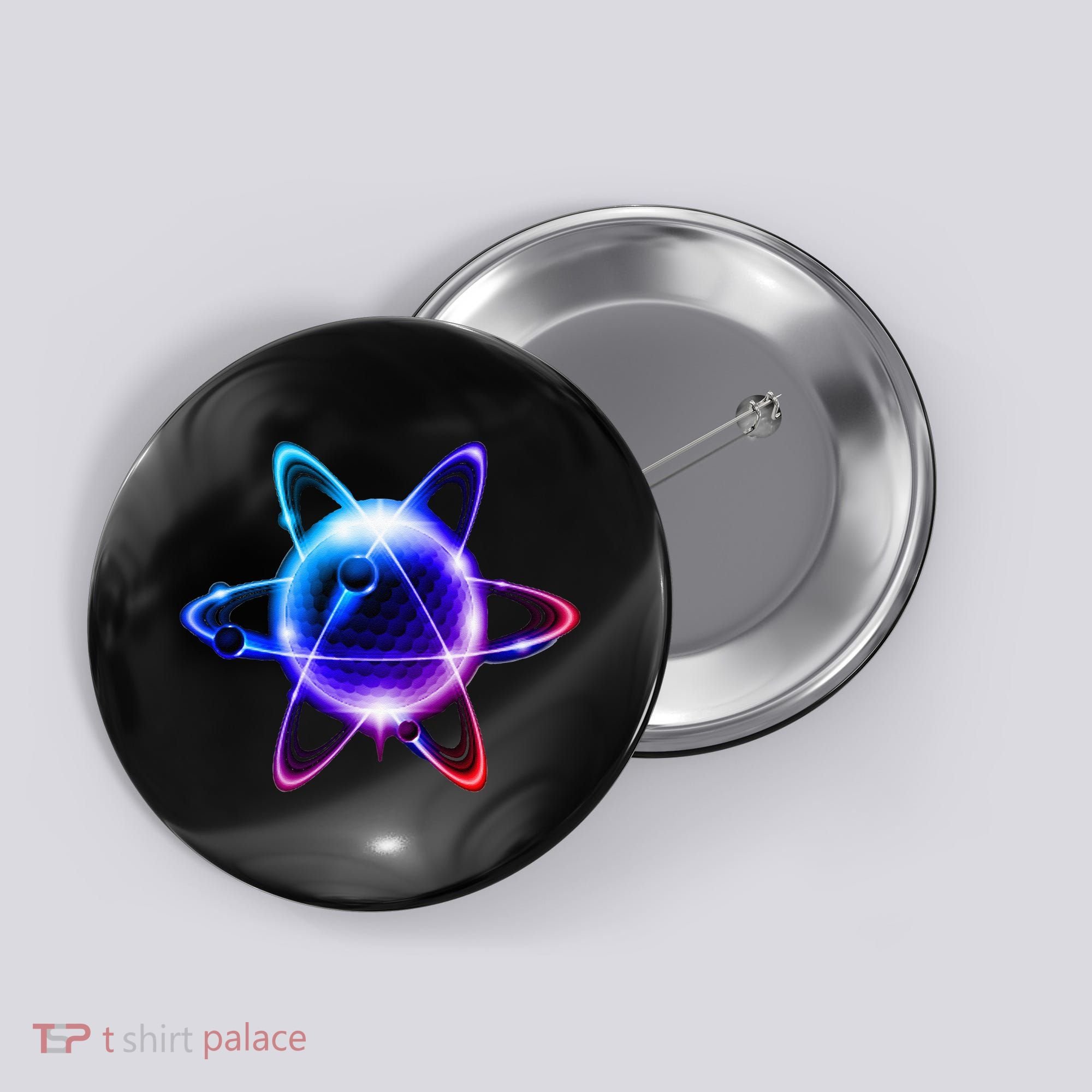 Science Chemistry Chemist Atom Atom Physics Button