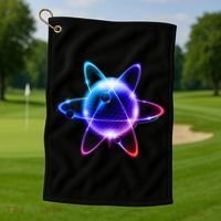 Science Chemistry Chemist Atom Atom Physics Golf Towel thumb 1