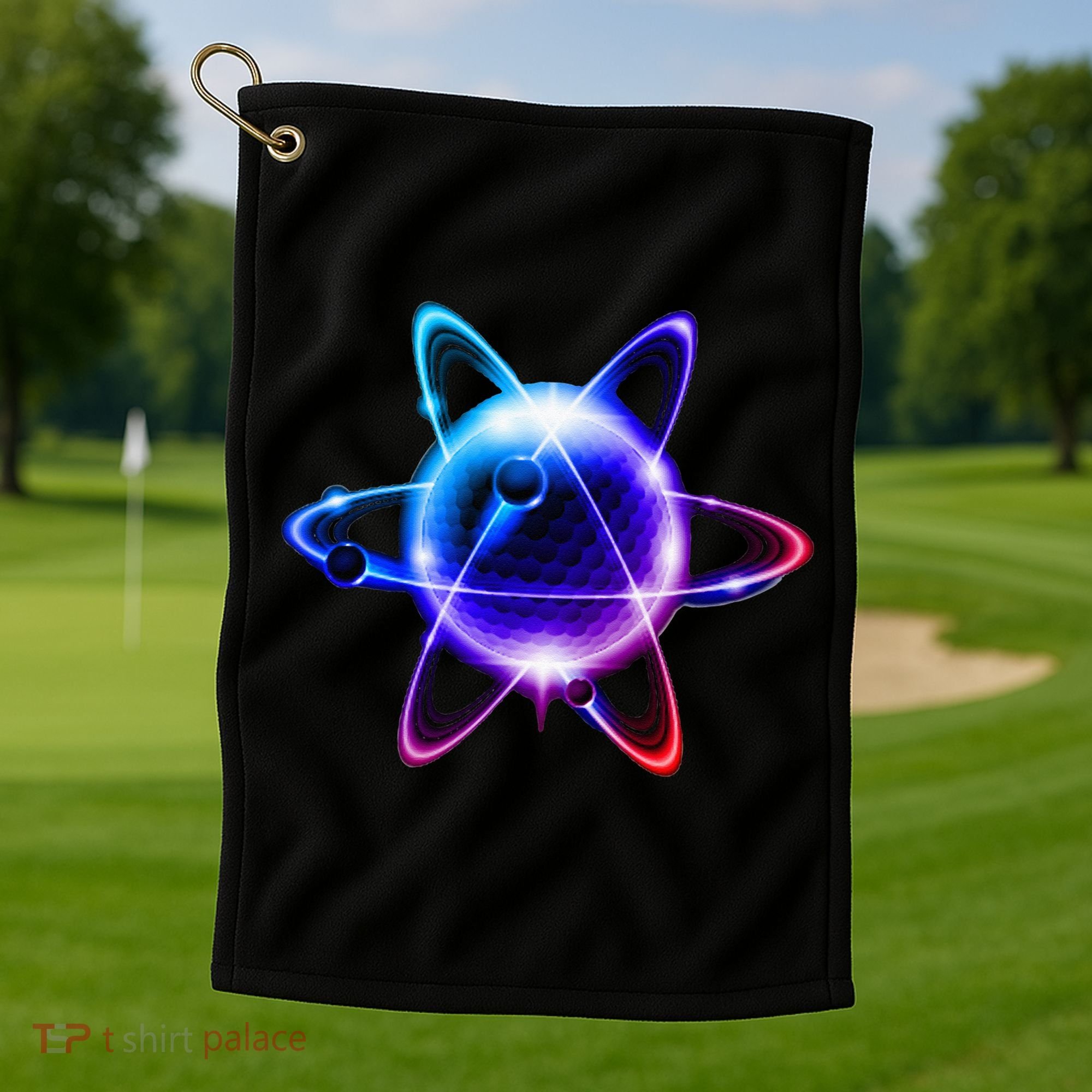 Science Chemistry Chemist Atom Atom Physics Golf Towel
