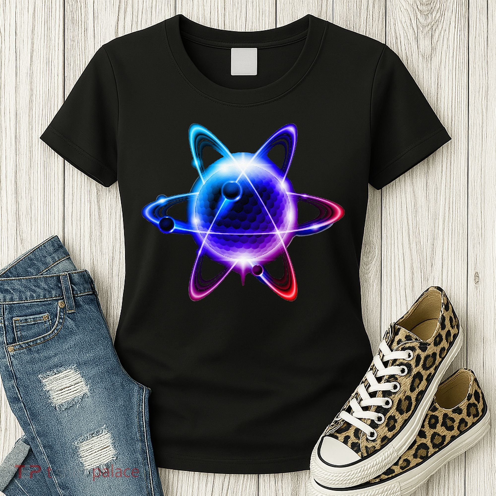 Science Chemistry Chemist Atom Atom Physics Women's T-Shirt