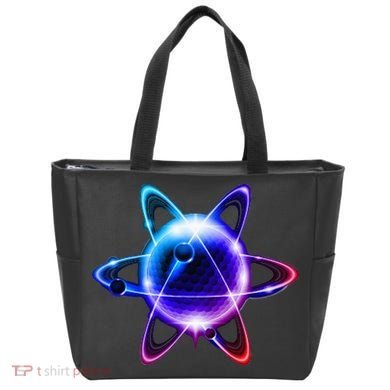 Science Chemistry Chemist Atom Atom Physics Tote Bag