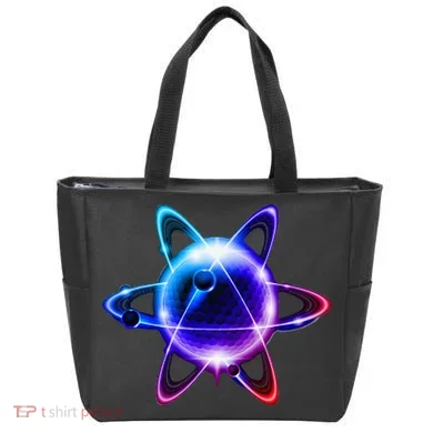 Science Chemistry Chemist Atom Atom Physics Tote Bag