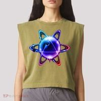 Science Chemistry Chemist Atom Atom Physics Garment-Dyed Women's Muscle Tee thumb 2