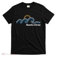 Santa Cruz California CA Sufing Waves Sunset Beach Vintage T-Shirt thumb 0