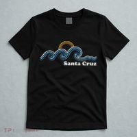 Santa Cruz California CA Sufing Waves Sunset Beach Vintage T-Shirt thumb 5