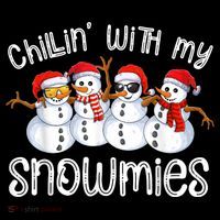 Snowman Christmas Chillin With My Snowmies Ugly Gift Coffee Mug thumb 5