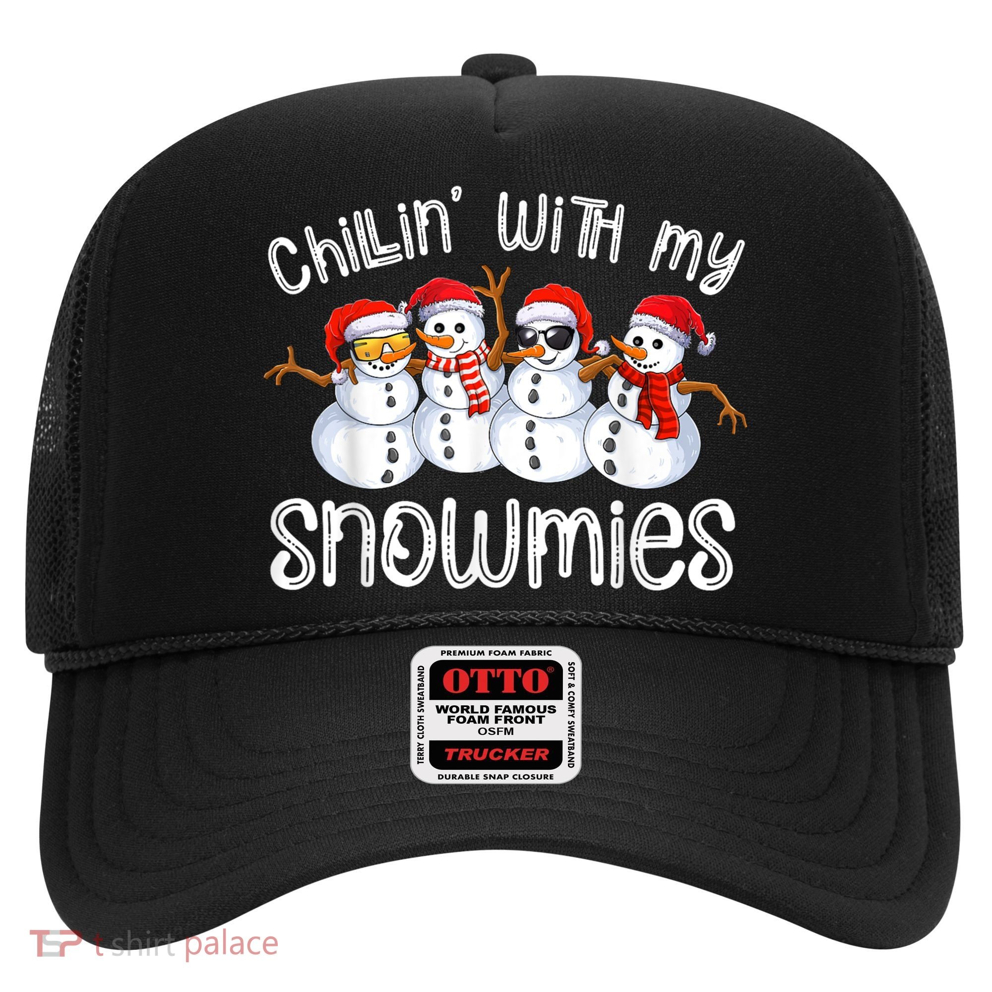 Snowman Christmas Chillin With My Snowmies Ugly Gift Hat