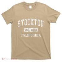 Stockton California Ca Vintage Established T-Shirt thumb 0