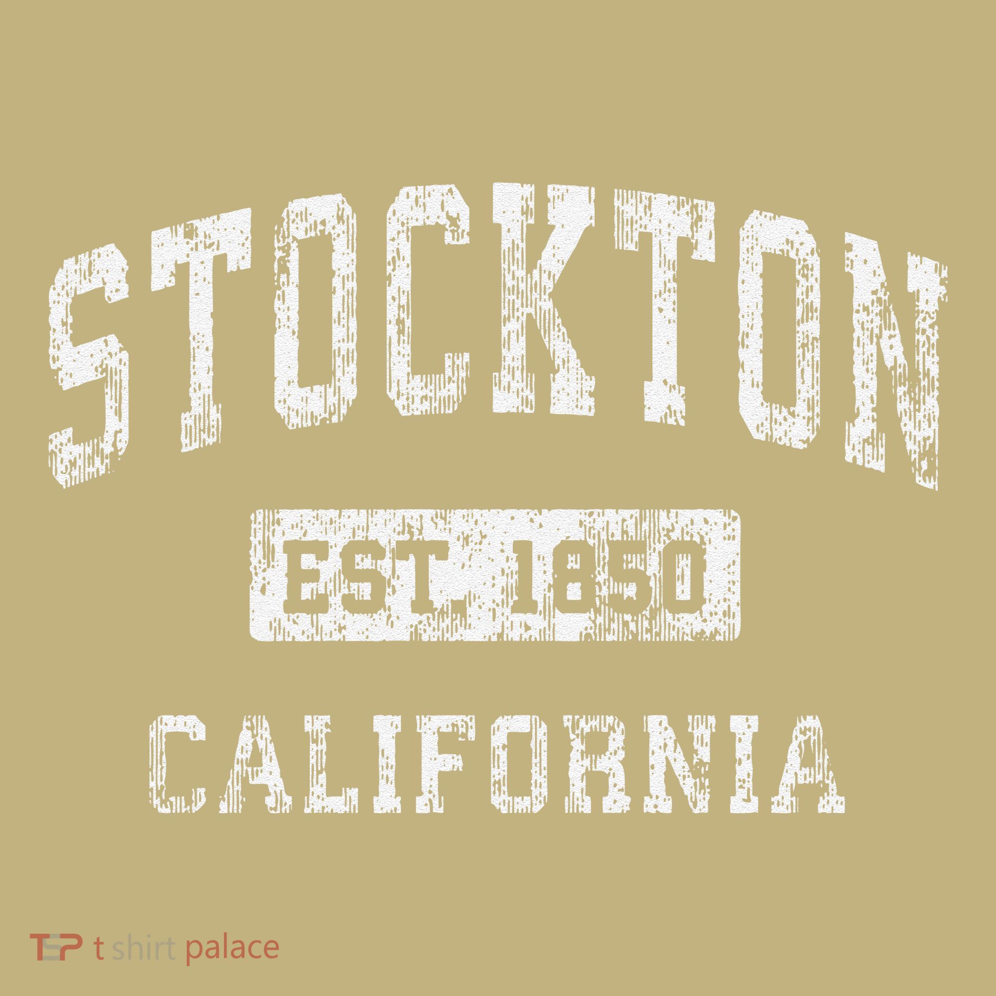 Stockton California Ca Vintage Established T-Shirt