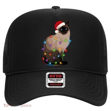 Siamese Cat Christmas Lights Xmas Cat Lover Great Gift Hat