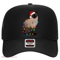 Siamese Cat Christmas Lights Xmas Cat Lover Great Gift Hat thumb 0