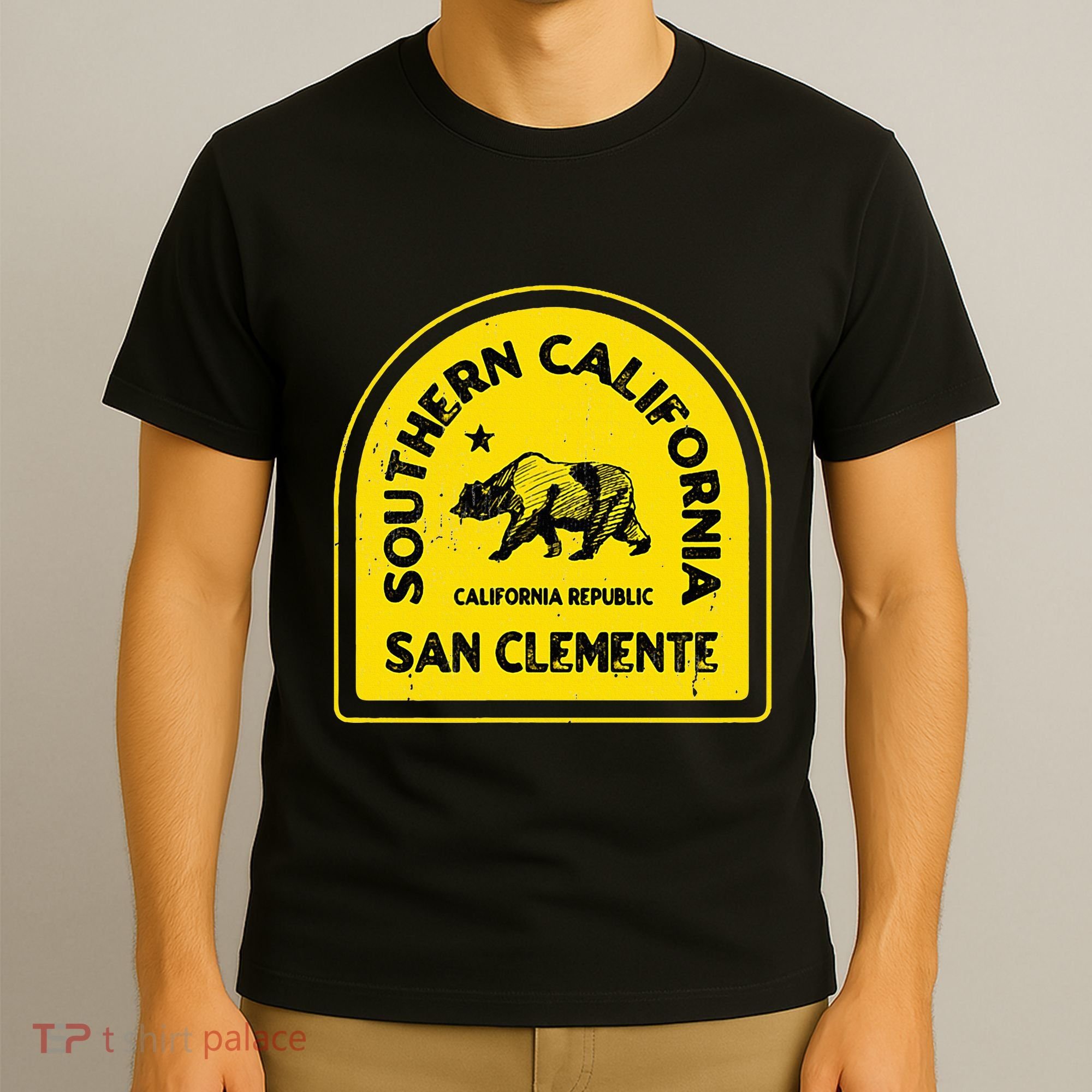 San Clemente Ca Vintage Style Southern California T-Shirt
