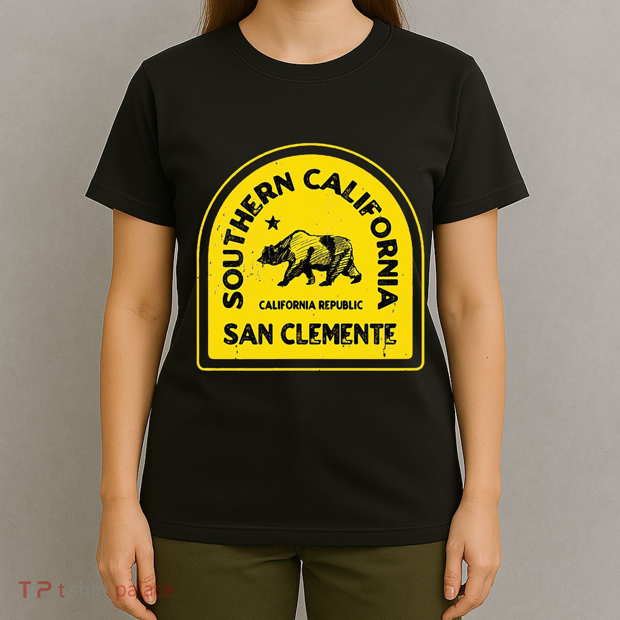 San Clemente Ca Vintage Style Southern California T-Shirt