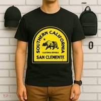 San Clemente Ca Vintage Style Southern California T-Shirt thumb 6