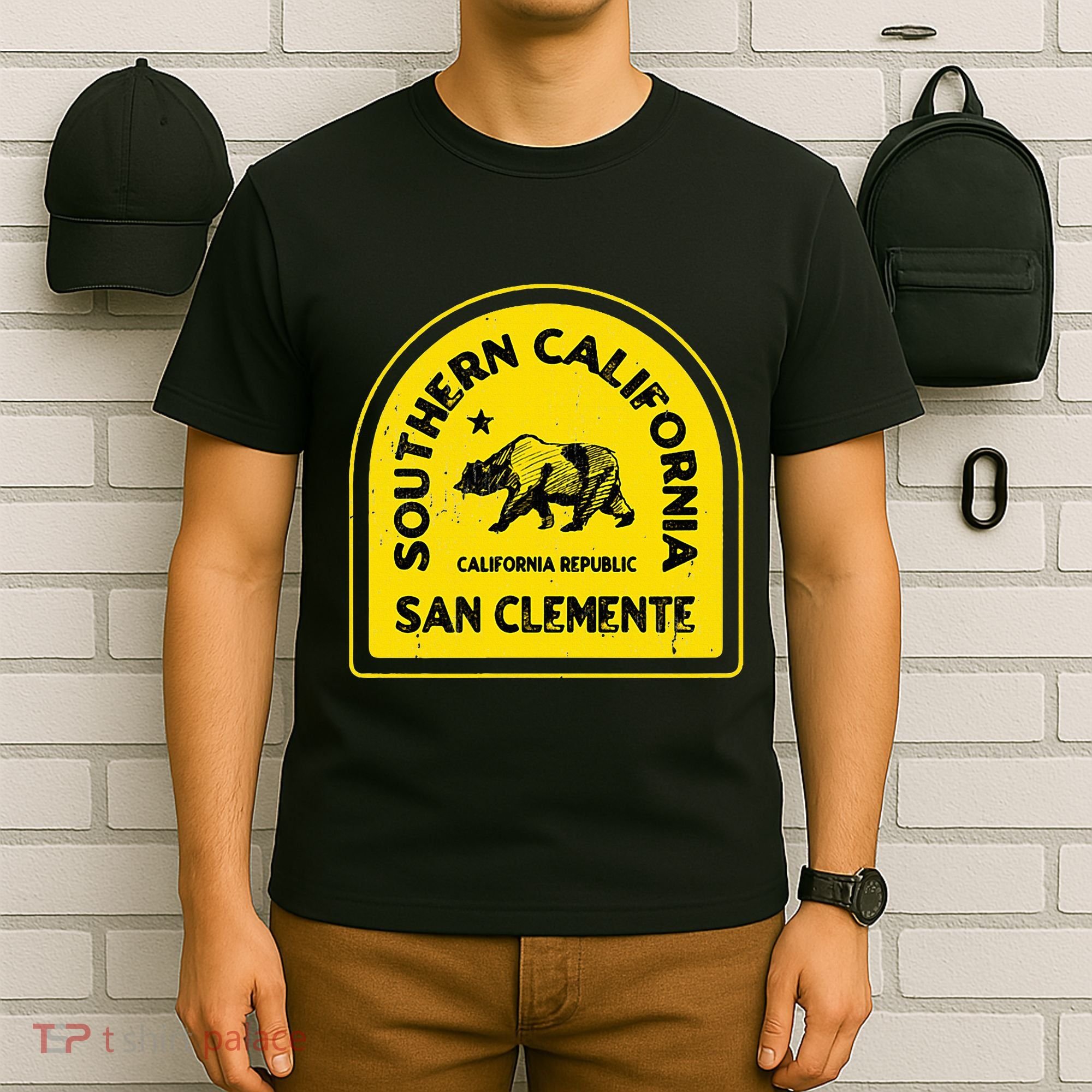 San Clemente Ca Vintage Style Southern California T-Shirt