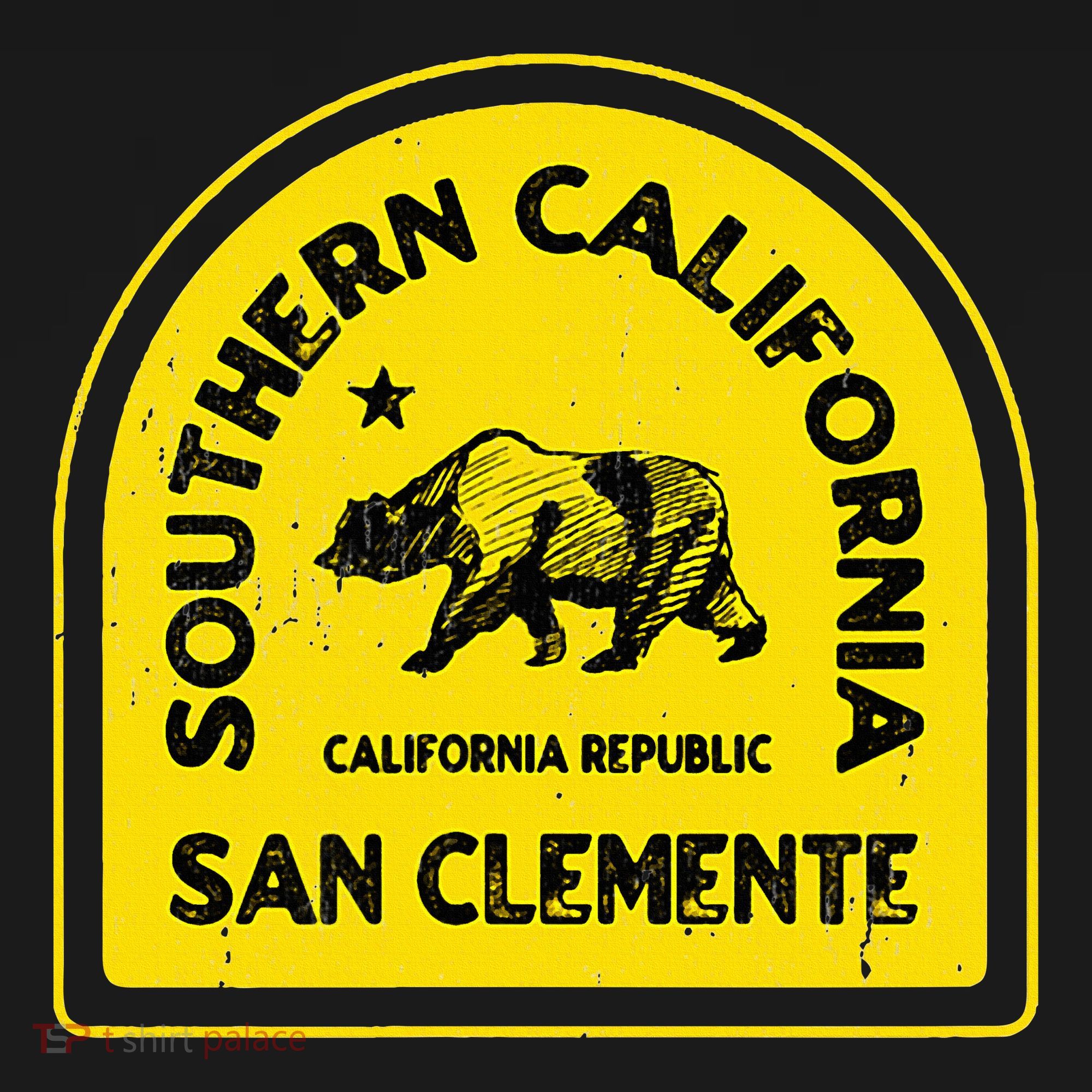 San Clemente Ca Vintage Style Southern California T-Shirt
