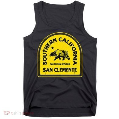 San Clemente Ca Vintage Style Southern California Tank Top
