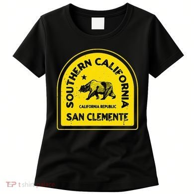 San Clemente Ca Vintage Style Southern California Women's T-Shirt