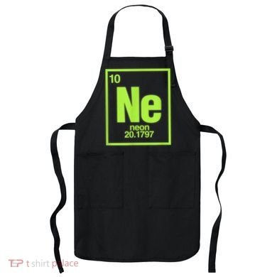 Science Chemistry Chemical Elements Ne Neon Apron