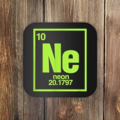 Science Chemistry Chemical Elements Ne Neon Coaster