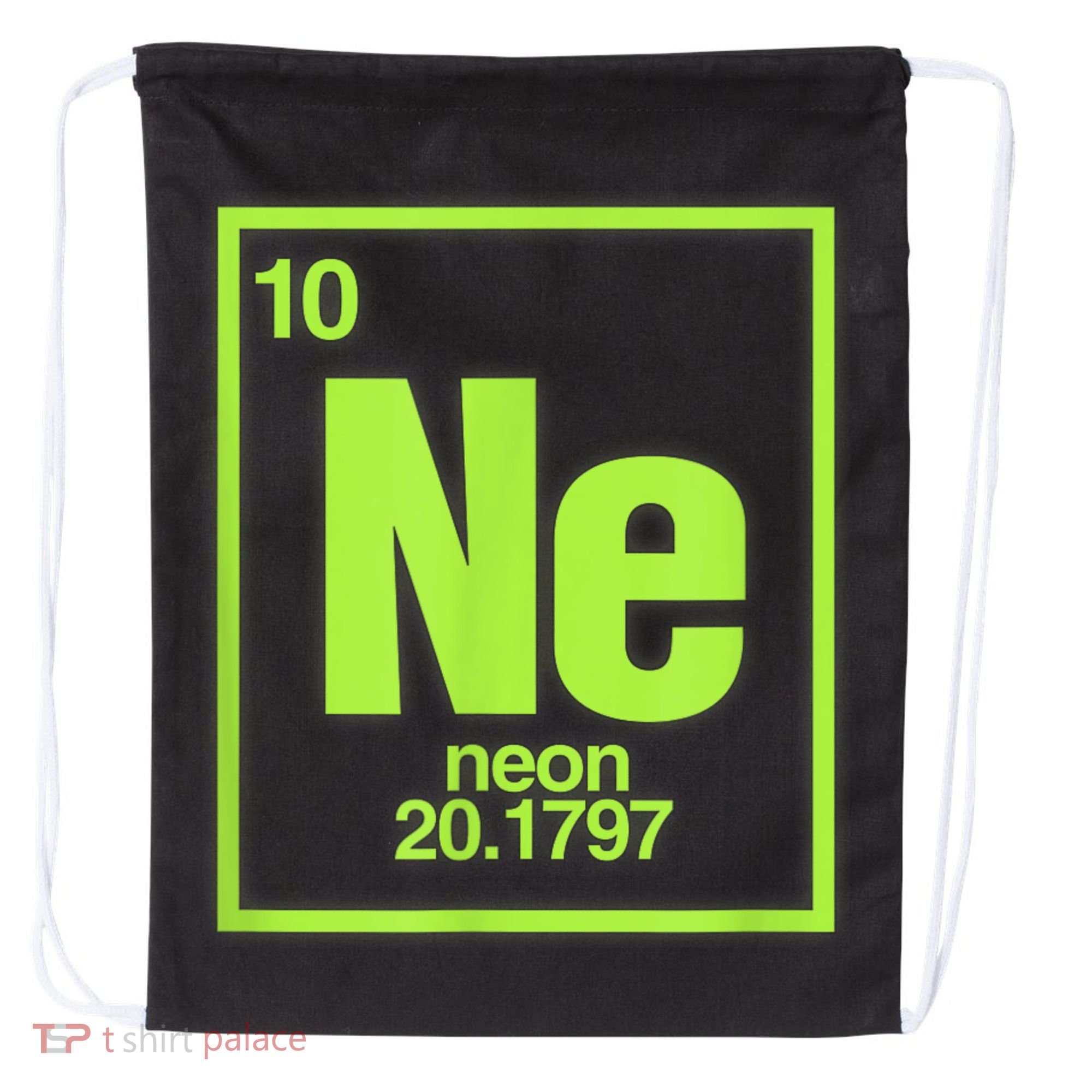 Science Chemistry Chemical Elements Ne Neon Drawstring Bag