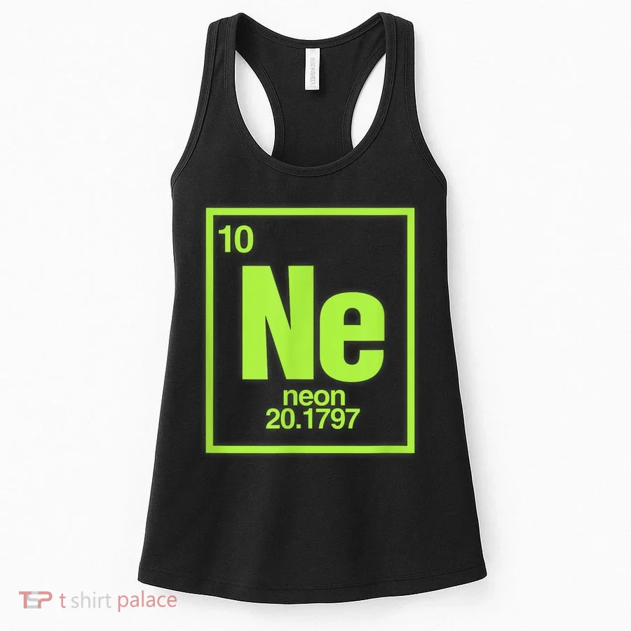 Science Chemistry Chemical Elements Ne Neon Women's Tank Top