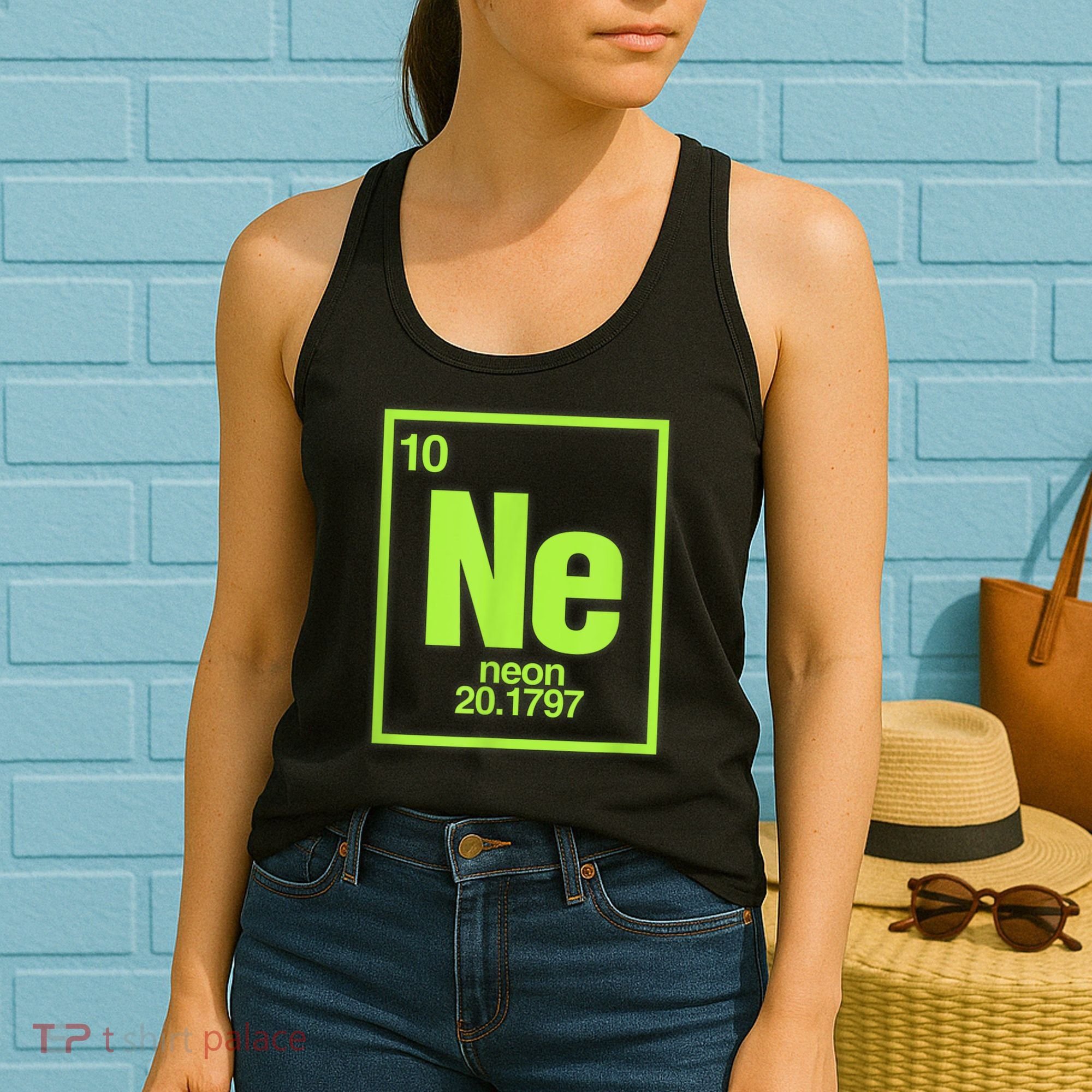 Science Chemistry Chemical Elements Ne Neon Women's Tank Top