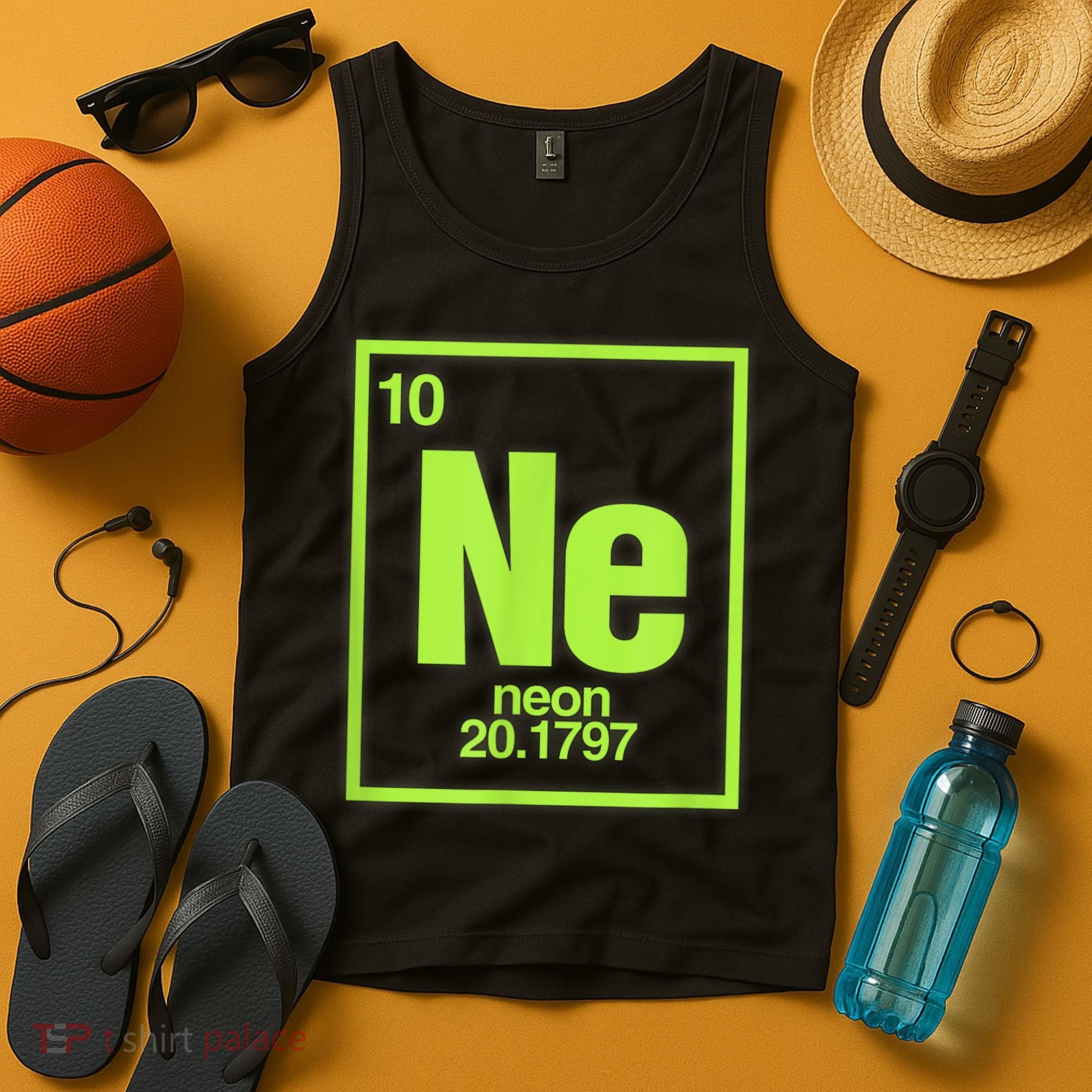 Science Chemistry Chemical Elements Ne Neon Tank Top
