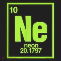 Science Chemistry Chemical Elements Ne Neon Golf Towel thumb 3