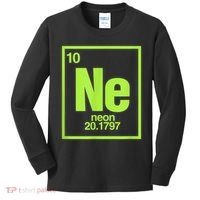 Science Chemistry Chemical Elements Ne Neon Kids Long Sleeve Shirt thumb 0