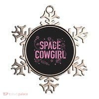 Space Cowgirl Cow Girl 70s Disco Preppy  Ornament thumb 0