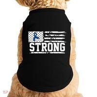 Strong Colon Cancer Awareness Flag Doggie Tank thumb 0