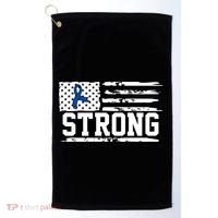 Strong Colon Cancer Awareness Flag Golf Towel thumb 0