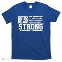 Strong Colon Cancer Awareness Flag T-Shirt thumb 0