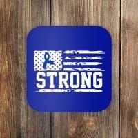 Strong Colon Cancer Awareness Flag Coaster thumb 0