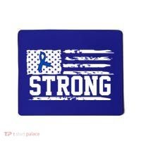 Strong Colon Cancer Awareness Flag Mousepad thumb 0