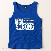 Strong Colon Cancer Awareness Flag Tank Top thumb 2